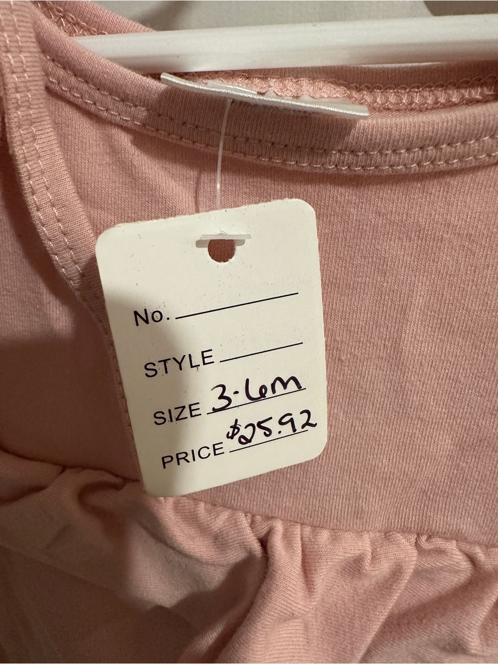 Pink Ruffle Strap Baby Romper SET - Picture 2 of 5